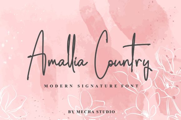 Amalia Country Font for Creative Projects