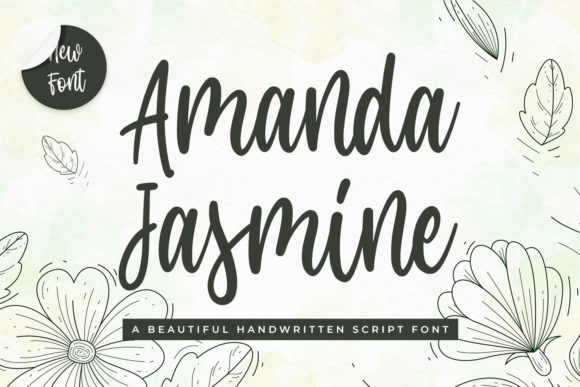 Amanda Jasmine Font for Creative Projects