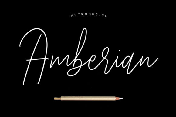 Amberian Font for Web Design