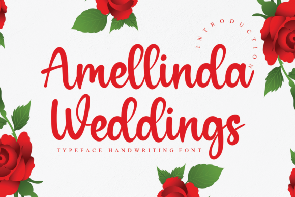 Amellinda Weddings Font Review