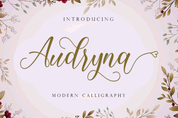Audryna: A Font for Elegant Branding