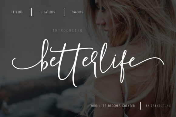 Betterlife Font: Elegant Script for Digital Design