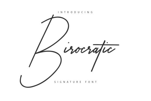 Birocratic Font for Creative Design