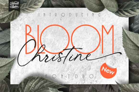 Bloom Christine Font for Web Design