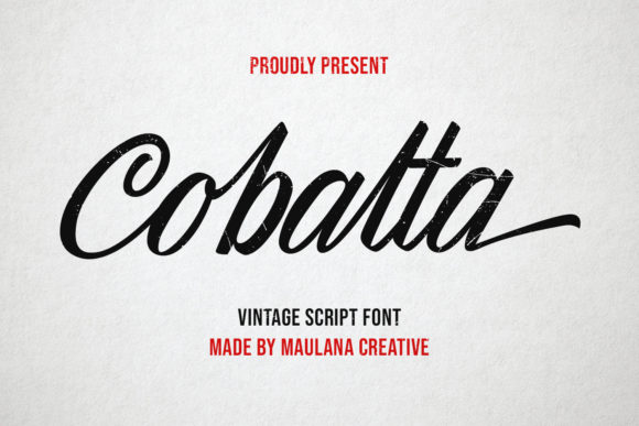 Cobalta: A Vintage Script Font for Business Branding