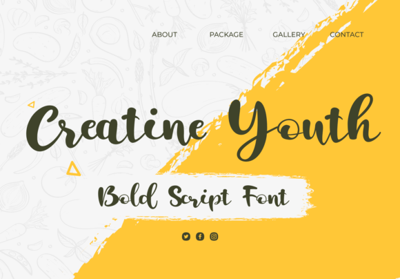 Creatine Youth Font for Business Branding