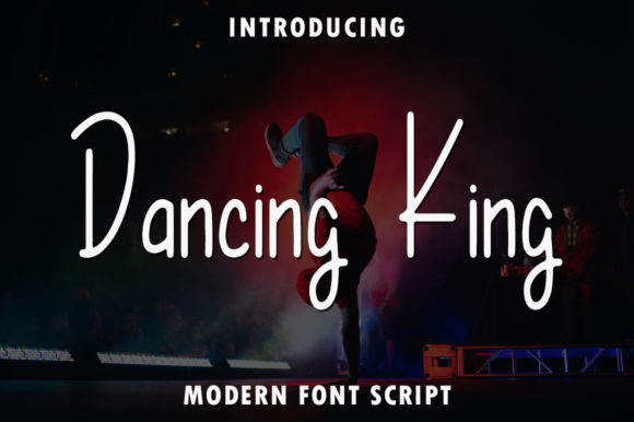 Dancing King Font for Web Design