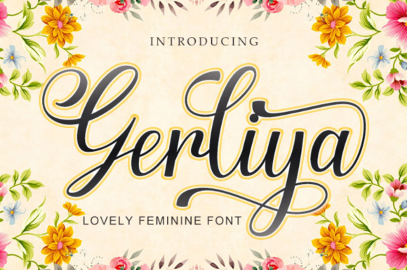 Gerliya Font for Creative Makers