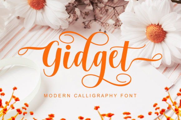 Gidget Font: Elegant Script for Digital Marketing