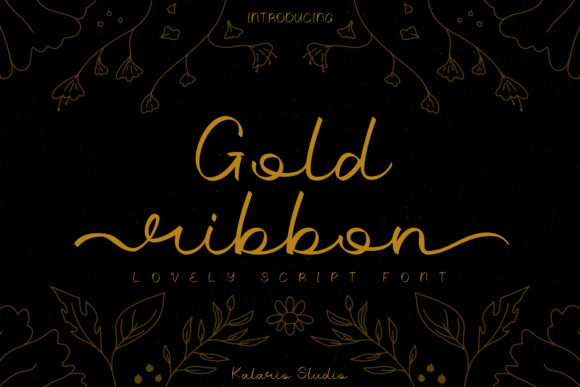 Gold Ribbon Font Review