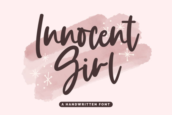 Innocent Girl Font: Elegant Script for Web Design