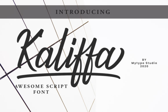 Kaliffa: A Stylish Script Font