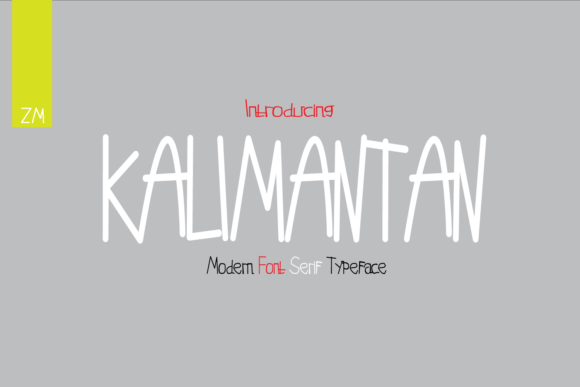 Kalimantan Font for Creative Web Projects
