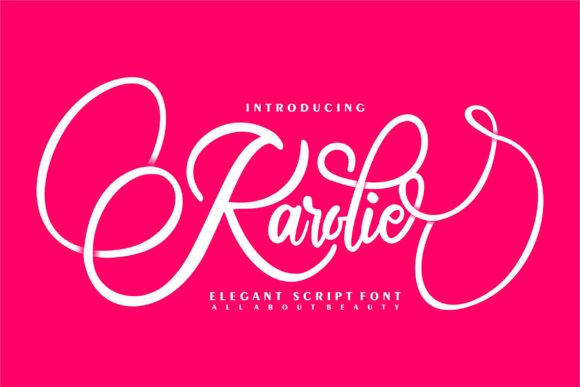 Karolie: Elegant Script Font for Crafters