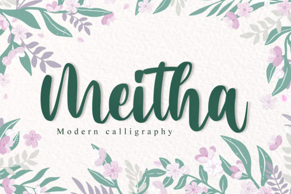 Meitha: A Script Font for Creative Makers