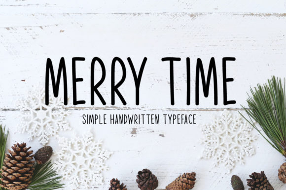 Merry Time Font for Creative Projects
