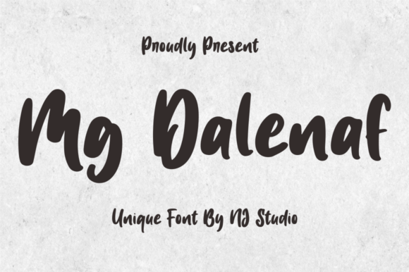 Mg Dalenaf Font for Web Design