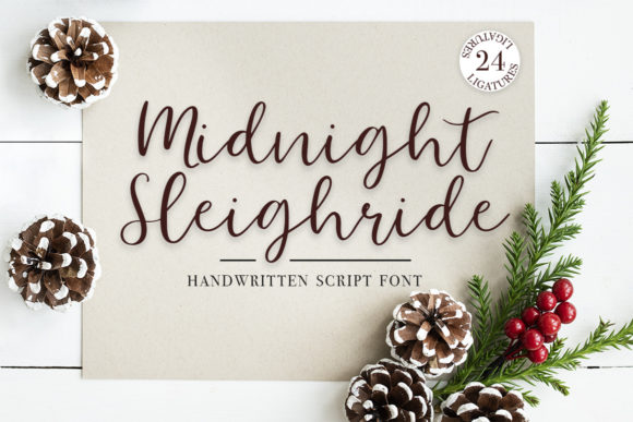 Midnight Sleighride Font for Elegant Branding