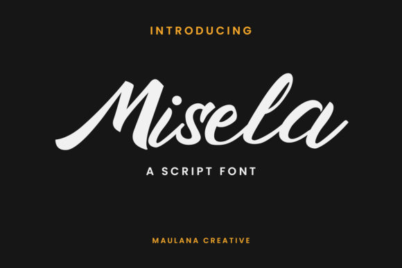 Misela Font: Elegant Script for Creative Makers