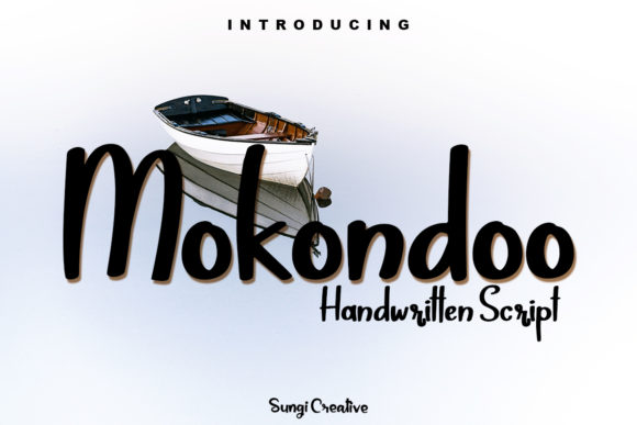 Mokondoo Font for Business Branding