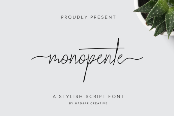 Monopente Font for Creative Campaigns