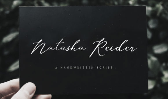 Natasha Rieder Font Review