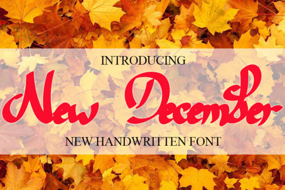 New December Font Review