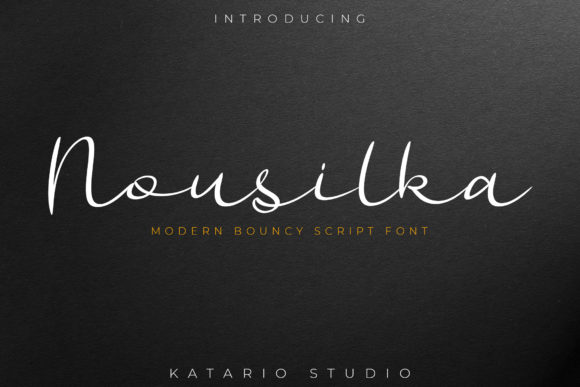 Nousilka: A Modern Script Font