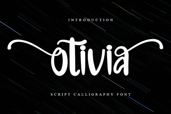 Otivia: A Sweet Script Font for Creative Projects
