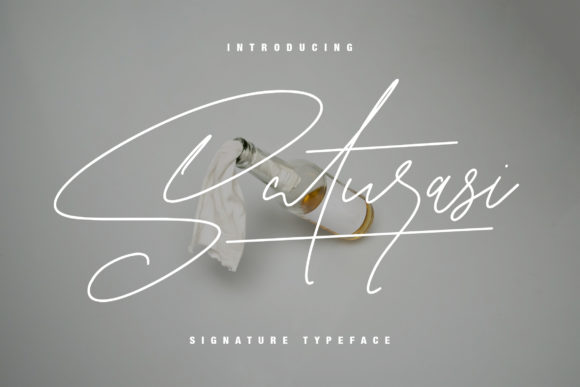 Saturasi: A Script Font for Elegant Design