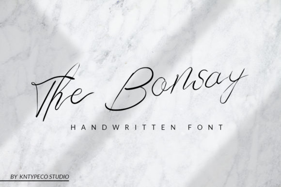 The Bonsay Font: Elegant Script for Creative Projects