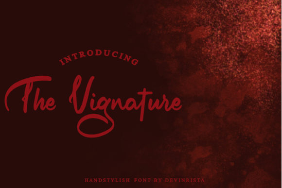 The Vignature Font for Elegant Branding