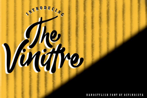 The Vinittre: A Trendy Script Font for Web Design