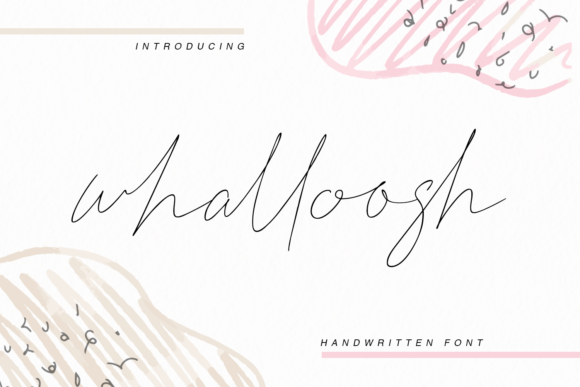 Whalloosh Font for Web Design