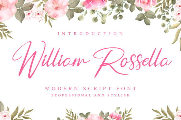 William Rossella Font for Creative Makers